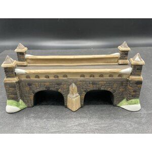 Vintage Dept 56 Stone Train Tressel #5981-1 Heritage Village Collection In Box